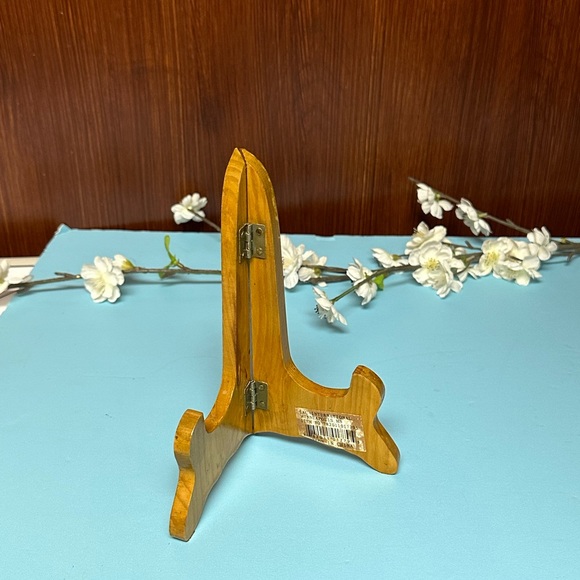 Vintage Folding Wooden Display easel for plates, frames - Picture 9 of 11